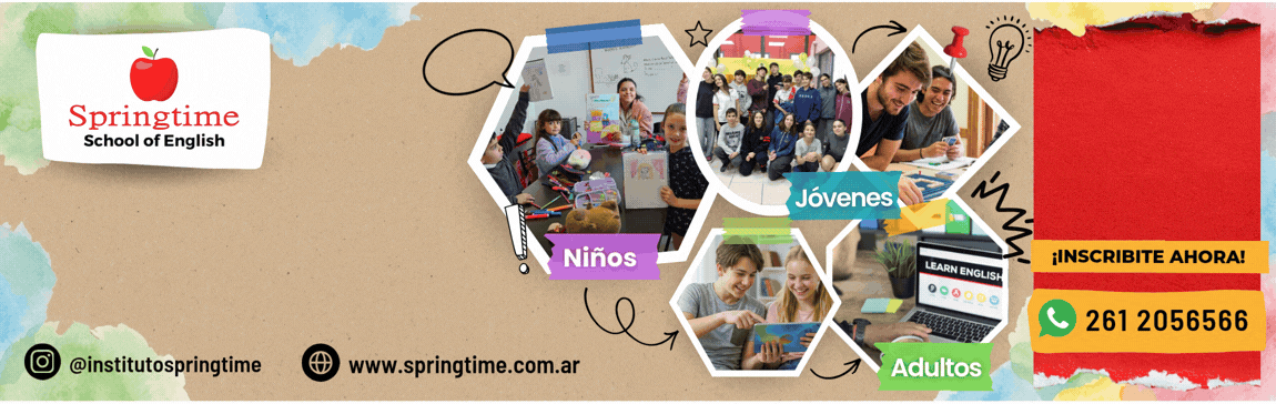 Springtime — Instituto de inglés para niños, jóvenes y adultos
